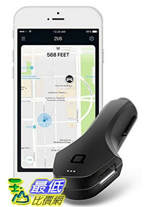 [美國直購] nonda ZUS 尋車充電器 Smart Car Charger with Car Locator Monitor App Dual USB Ports