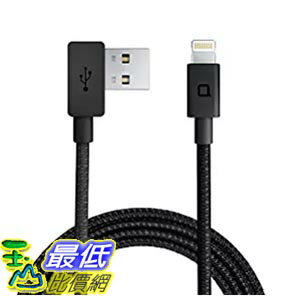 <br/><br/>  [美國直購] nonda LC22BKRN USB線 充電線 傳輸線 ZUS Super Duty Lightning Cable線 [4ft/1.2m, 90-degree]<br/><br/>