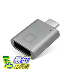 [美國直購] nonda 轉接頭 金/銀/灰 三色 USB-C to USB 3.0 Mini Adapter Aluminum Body with Indicator LED