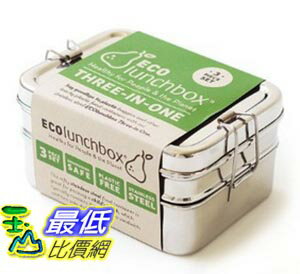 [美國直購] ECOlunchbox Three-in-One Stainless Steel Food Container Set 食品容器套裝