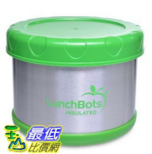 [美國直購] LunchBots Thermal 16-ounce 不銹鋼保溫保鮮盒 Wide Mouth Soup Jar, Lime Green