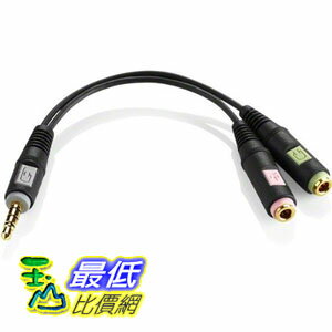 <br/><br/>  [106美國直購] Sennheiser PCV 05 Combo Audio Adapter 耳機 音源 轉接線<br/><br/>