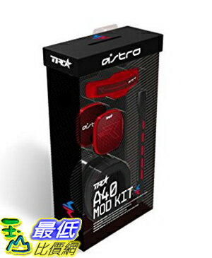 [美國直購] ASTRO 紅色 B01G3WBH9G Gaming A40 TR Mod Kit 專用替換 配件 抗噪