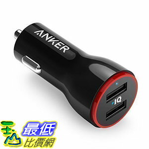 [3美國直購] 車載充電器 Anker 24W Dual USB Car Charger PowerDrive 2 for iPhone iPad Pro Air 2 mini Galaxy Note HTC More