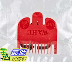 [美國直購] Wahl Professional Color Coded Comb Attachment #3114-603–Red #1–1/8(3.0mm)