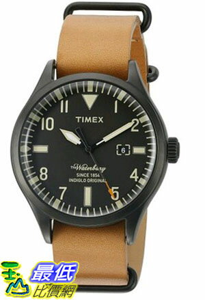 [105美國直購] Timex Mens TW2P64700ZA The Waterbury Analog Display Analog Quartz Brown Watch