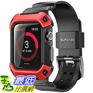 [106美國直購] SUPCASE 紅色 42mm Apple Watch 2 Case (含錶帶) 手錶保護殼 [Unicorn Beetle Pro] 系列 _d04