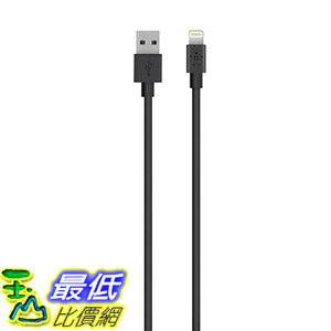 [美國直購] Belkin Apple Certified MIXIT Lightning to USB Cable, 4 Feet (Black)