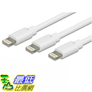 [美國直購 iphone 認證線3入裝] Budget&Good 3 Pack 6 Ft Long Lightning to USB Data Transfer Charging and Syncing Cable for iPhone