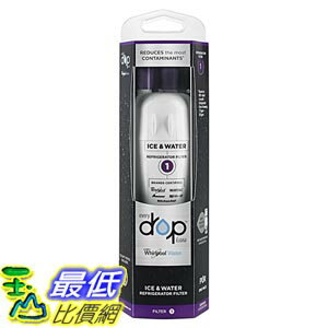 <br/><br/>  [美國直購] Whirlpool EDR1RXD1 Ice and Refrigerator Water Filter 1 (取代W10295370A) 冰箱 濾心 濾芯<br/><br/>