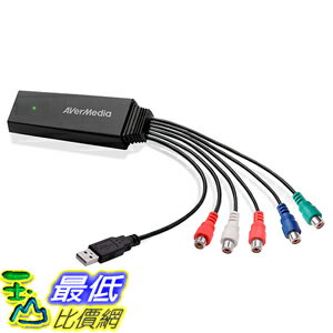 <br/><br/>  [美國直購] AVerMedia (ET113) Video Converter YPbPr, Convert Component Signals to HDMI Format Cable Adapter 轉接頭<br/><br/>