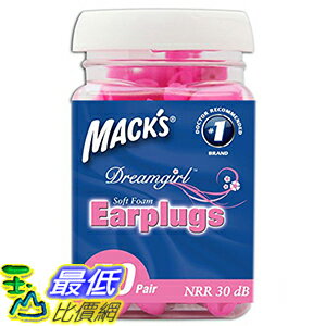 <br/><br/>  [美國直購] Mack's Mac-6307 Ear Care Dreamgirl Soft Foam Earplugs, 50 Count 耳塞 _T01<br/><br/>