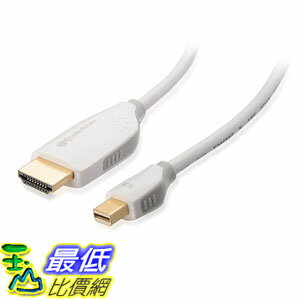 <br/><br/>  [美國直購] Cable Matters Mini DisplayPort 1.2 to HDTV Cable Supporting 4K in Black 6 Feet _a129<br/><br/>