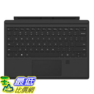 [美國直購] Microsoft RH7-00001 鍵盤 保護殼 Surface Pro 4 Type Cover with Fingerprint ID (Black)