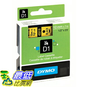 [美國直購] DYMO 45018 Standard D1 Self-Adhesive Polyester Tape for Label Makers 1/2 inch x 23' 標籤紙
