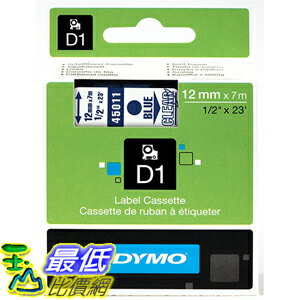 [美國直購] DYMO 45011 Standard D1 Self-Adhesive Polyester Tape for Label Makers 1/2 inch x 23' 標籤紙
