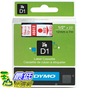 [美國直購] DYMO 45012 Standard D1 Self-Adhesive Polyester Tape for Label Makers 1/2 inch x 23' 標籤紙