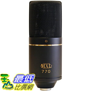 <br/><br/>  [美國直購] MXL 770 電容式麥克風 Cardioid Condenser Microphone 含避震架 收納箱<br/><br/>