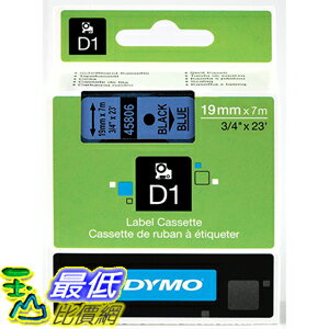 [美國直購] DYMO 45806 Standard D1 Self-Adhesive Polyester Tape for Label Makers 3/4 inch x 23' 標籤紙