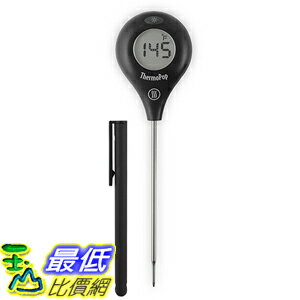 <br/><br/>  [美國直購] ThermoWorks ThermoPop 黑白兩色 探針式 溫度計 Super-Fast Thermometer with Backlit Rotating Display<br/><br/>