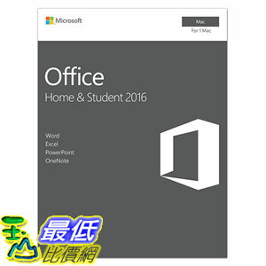 <br/><br/>  [美國直購] Microsoft Office Home and Student 2016 for Mac Mac Key Card<br/><br/>