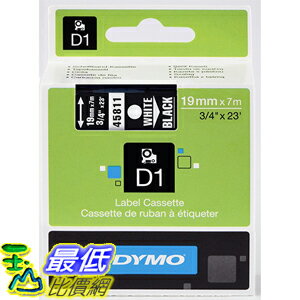 [美國直購] DYMO 45811 Standard D1 Self-Adhesive Polyester Tape for Label Makers 3/4 inch x 23' 標籤紙