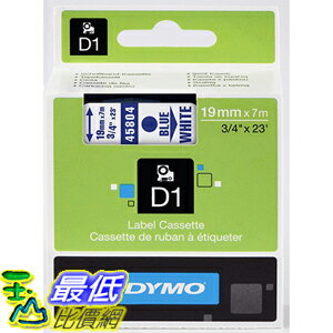 [美國直購] DYMO 45804 Standard D1 Self-Adhesive Polyester Tape for Label Makers 3/4 inch x 23' 標籤紙