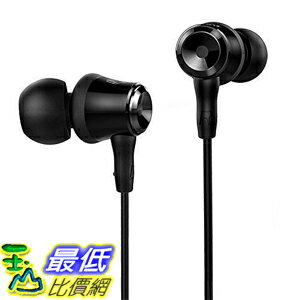 [美國直購] SoundPEATS B10 耳塞式 耳道式 耳機 3.5mm Headphones In-ear Wired Earphones Earbuds - Black