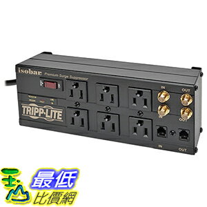 <br/><br/>  [美國直購] Tripp Lite ISOBAR6DBS 電源插座 Isobar 6 Outlet Surge Protector Power Strip 6ft Cord<br/><br/>