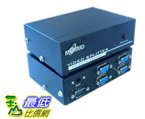 [大陸直寄] VGA Video Splitter 1對4 螢幕 超高頻350MHz 分接/分配/分頻器