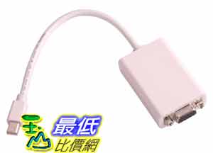 [少量現貨出清] mini DisplayPort 轉 VGA 轉接頭 轉接線 (UG1)12530_QC14