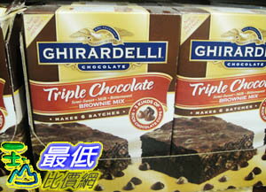 [COSCO代購4] GHIRARDELLI 巧克力布朗尼預拌粉 3.4公斤(超取限購一包) CA847909