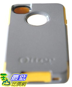 [現貨 美國直購 USAshop] Otterbox 保護殼 77-18551 Commuter Series Hybrid Case for iPhone 4 & 4S - Retail Packaging - Gunmetal Grey/Sun Yellow