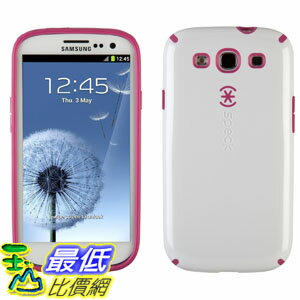 [美國直購] Speck 手機殼 SPK-A1427 Products SPK-A1427 Candyshell Glossy Cell Phone Case for Samsung Galaxy S III - 1 Pack - Retail Packaging - White/Raspberry