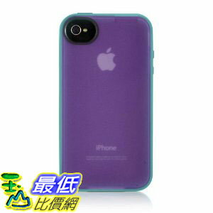 [美國直購 USAshop] Belkin 保護套 Essential 050 iPhone 4 Case, Compatible with iPhone 4S (Purple / Blue)