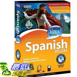 <br/><br/>  [美國教育軟體] 西班牙語 Learn to Speak Spanish Deluxe4$1055<br/><br/>