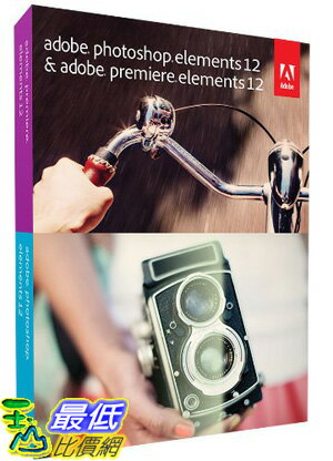 [美國直購 ShopUSA] 軟體 Adobe Photoshop Elements 12 & Premiere Elements 12 PC/Mac B00EOQZB4G $5685