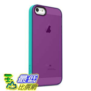 [美國直購 USAShop] Belkin 保護殼 Grip Candy Sheer Case / Cover for iPhone 5 and 5S (Purple / Turquoise) $799