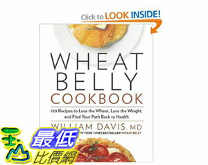 [美國直購]2012 美國秋季暢銷書排行榜Wheat Belly Cookbook$914