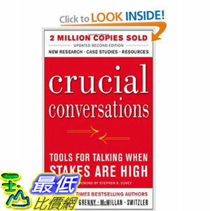 [美國直購]2012 美國秋季暢銷書排行榜Crucial Conversations Tools for Talking When $859
