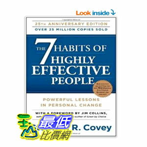 [美國直購] 2014 美國秋季暢銷書排行榜 The 7 Habits of Highly Effective People: Powerful Lessons in Personal Change $663
