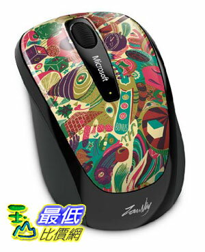 [美國直購 ShopUSA] Microsoft 鼠標 Limited Edition Artist Series 3500Mobile Mouse, Zansky (GMF-00258) $911