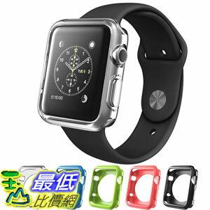 [104美國直購] Apple Watch Case (42 mm), i-Blason TPU Cases [5 Color Combination Pack] 智慧型 手錶 保護殼