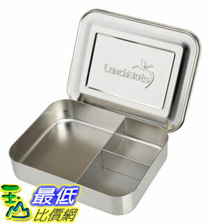 [美國直購] LunchBots Bento Trio LARGE 高品質食品級(18/8)不鏽鋼午餐盒 成人款 _CC0