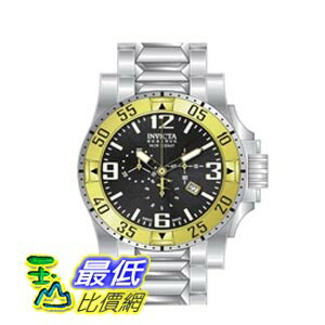 [美國直購 ShopUSA] Invicta Excursion Chronograph Black Dial Stainless Steel 男士手錶 14040