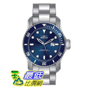[美國直購 ShopUSA] Invicta Pro Diver Blue Dial Stainless Steel 男士手錶 15076