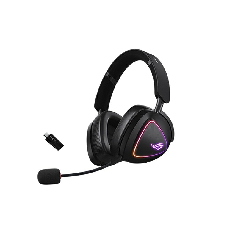 【送耳機架】【享最高折300】ASUS 華碩 ROG Delta II 三模無線電競耳麥/90YH03W0-BHUA00