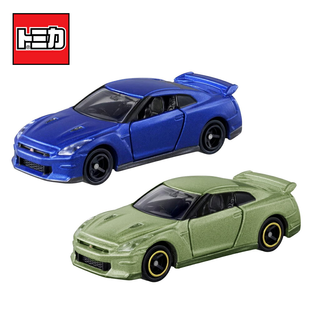 【日本正版】兩款一組 TOMICA NO.23 日產 GT-R NISSAN 玩具車 初回特別式樣 多美小汽車 - 228325