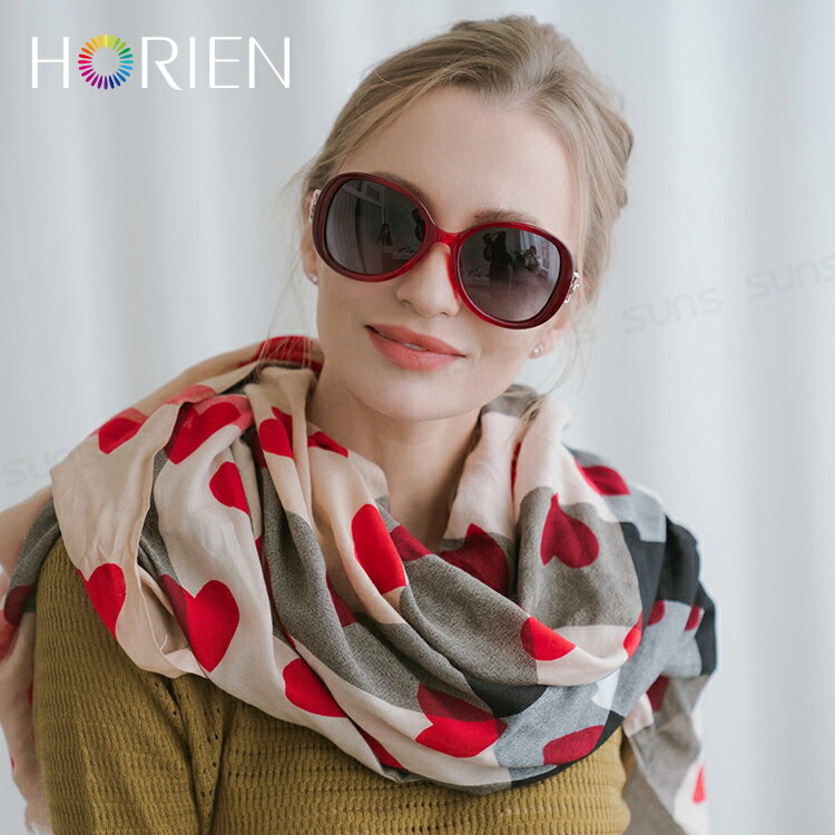 HORIEN海儷恩 時尚歐風流線淑女偏光太陽眼鏡 抗UV400 (HN 1222 E02) 3