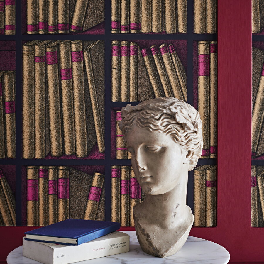 E18c系列 Ex Libris 英國期貨壁紙古典精裝書櫃書本歐式 3色 Deco Inn設計傢飾 Rakuten樂天市場